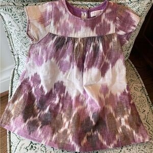 Pink Chicken Purple and Gold Casual Dress